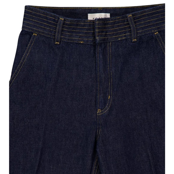 Frame Trapunto Dark Rinse Trouser Jeans - Picture 7 of 12